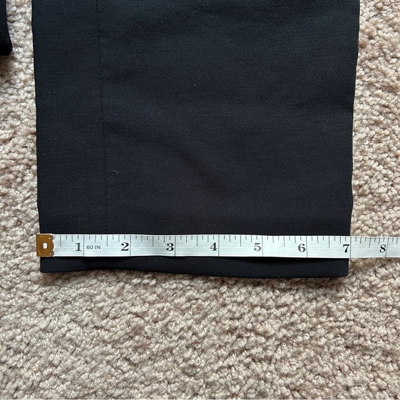 Aritzia Wilfred Black Tie Front High Waisted Belted Crepe Pants Size 00 - Picture 14 of 15